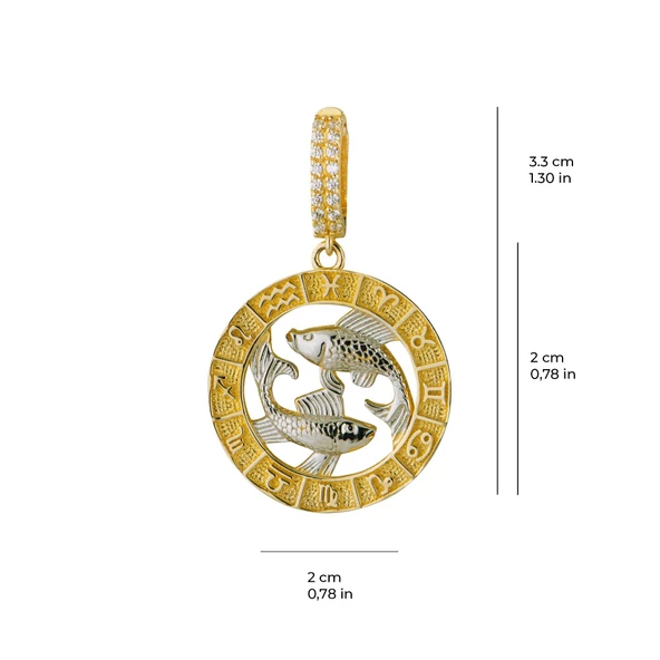 Balık Burç Altın Charm 2,93 gr - Resim 3