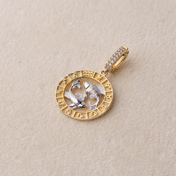 Balık Burç Altın Charm 2,93 gr - Resim 5