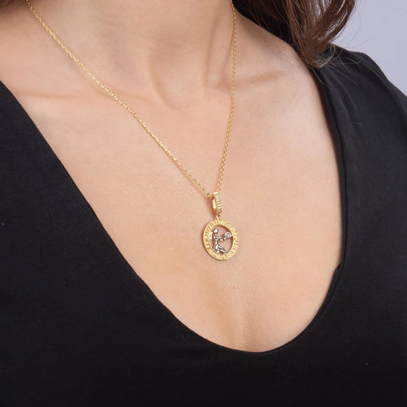 Başak Burç Altın Charm 2,85 gr - Resim 6