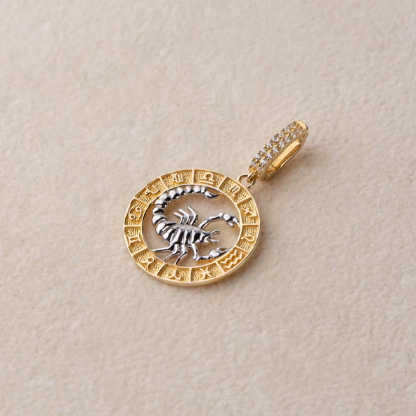 Akrep Burç Altın Charm 2,71 gr - Resim 5