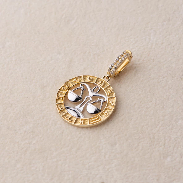 Terazi Burç Altın Charm 2,83 gr - Resim 5