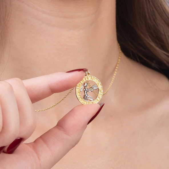 Başak Burç Altın Charm 2,85 gr - Resim 2