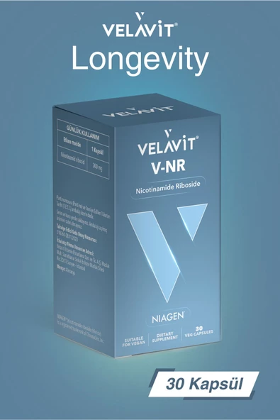Velavit V-NR Nicotinamide Riboside 30 Kapsül ürün görseli 1
