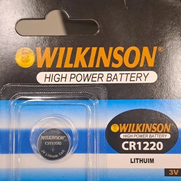 WILKINSON CR1220 3 V PİL LITHUIM ( 1 ADET FİYATIDIR ) ürün görseli 1
