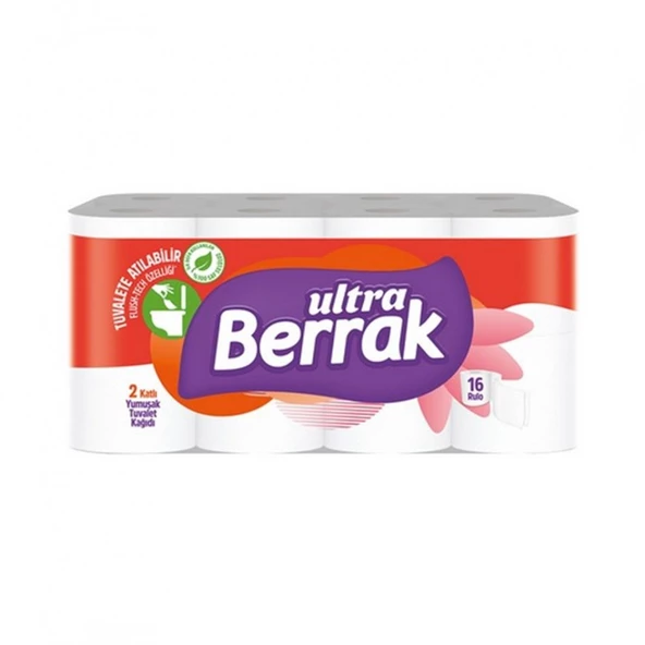 Berrak 16'lı Tuvalet Kağıdı 2 Katlı ürün görseli 1