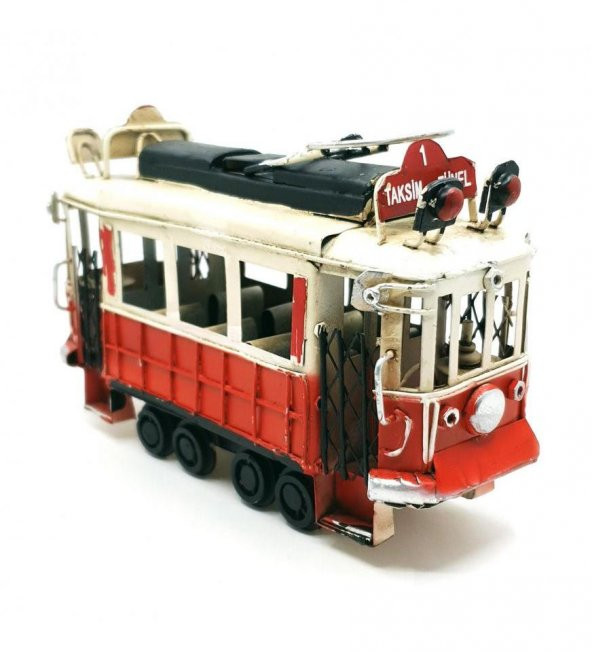 Dekoratif Metal Taksim Tramvay Orta Boy ürün görseli 1