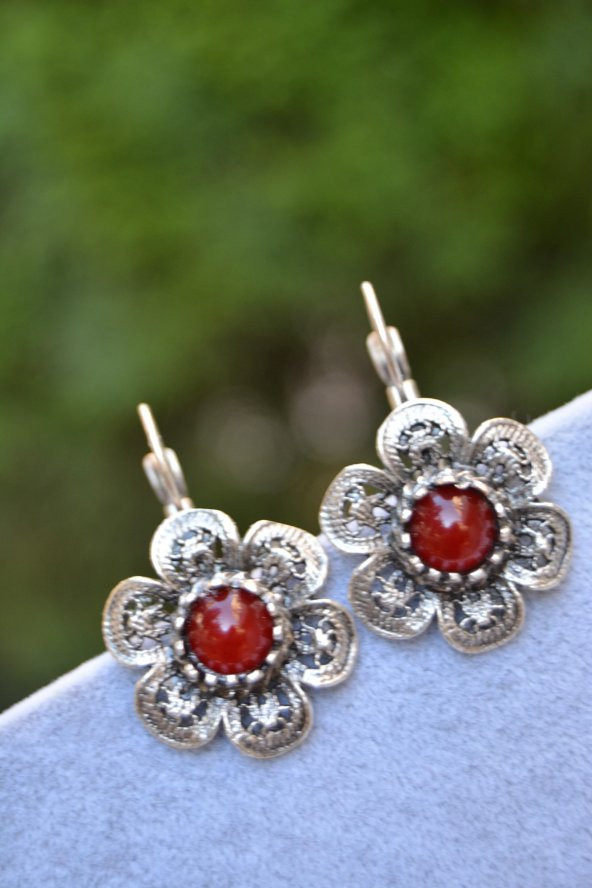 STONEAGE JEWELLERY Gümüş Kaplama Küpe ürün görseli 1