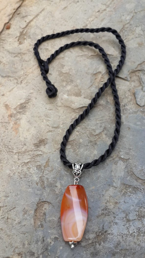 STONEAGE JEWELLERY Jasper Doğal Taş Bayan Kolye ürün görseli 1