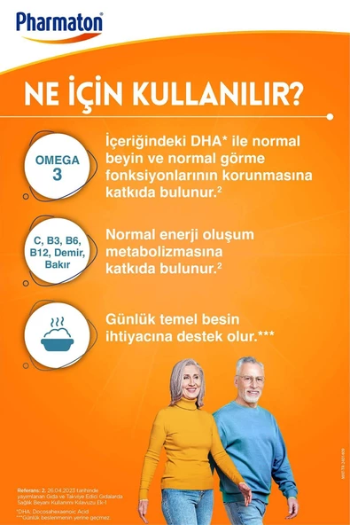 Pharmaton 50+ Plus 30 Kapsül - Resim 4