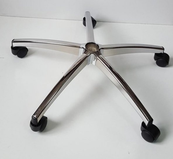 Oyuncu Koltuğu Krom Yıldız Ayak Çap 70 cm Tekerlekli 150 kg ürün görseli 1
