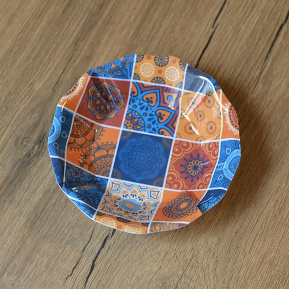 Melamin Kahveci Çay Tabağı 100 Adet : Kilim ürün görseli 1