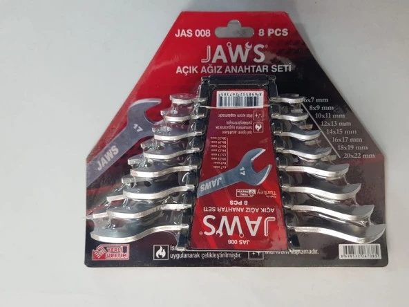 Eltos Jaws 8 Parça Açık Ağız Anahtar Takımı Hobby ürün görseli 1