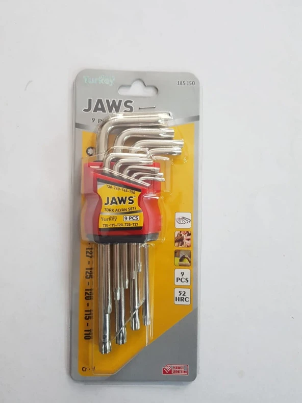 ELTOS JAWS 9 PARÇA UZUN TORX ALYAN SETİ 150 MM ürün görseli 1