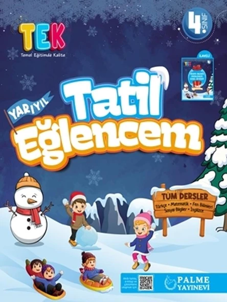 PALME 4.SINIF TEK YARIYIL TATİL EĞLENCEM  *YENİ* ürün görseli 1