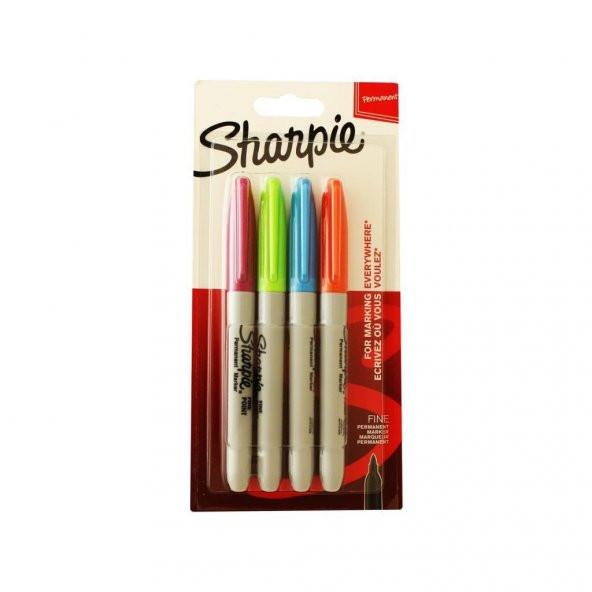 SHARPIE PERMANENT SET ULTRA FINE INCE 4 LU 1985879 ürün görseli 1