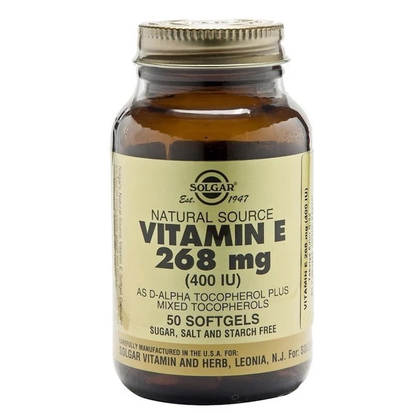 Solgar Vitamin E 400 IU 268 mg 50 Kapsül ürün görseli 1