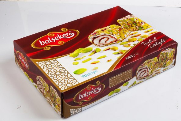Balşeker Sultan Badem Basma Lokum 3 KG - Resim 2