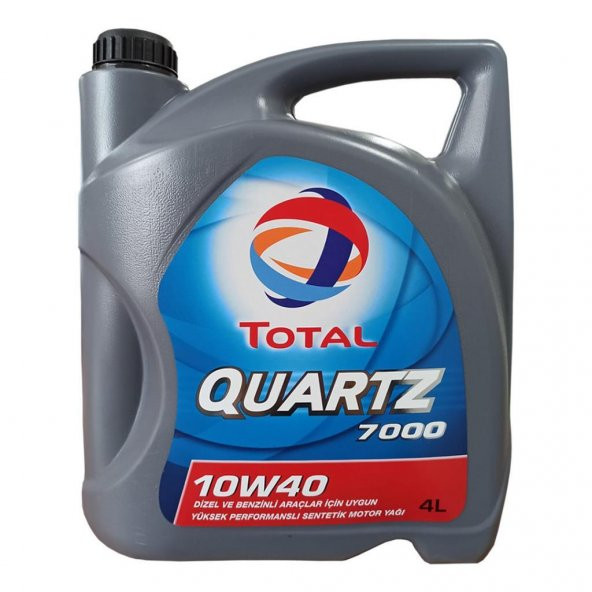 Total Quartz 7000 10W-40 4 Lt Dizel Ve Benzinli Araç Motor Yağı ürün görseli 1