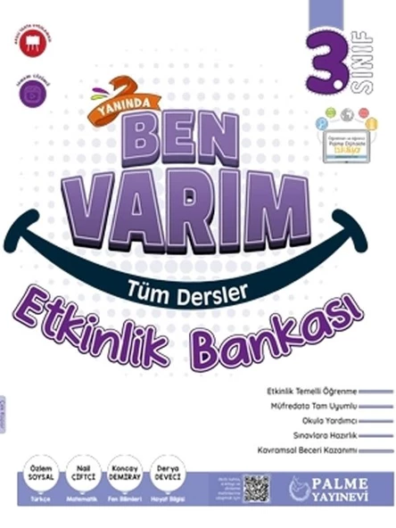 PALME 3.SINIF YANINDA BEN VARIM TÜM DERSLER ETKİNLİK BANKASI *YENİ* ürün görseli 1