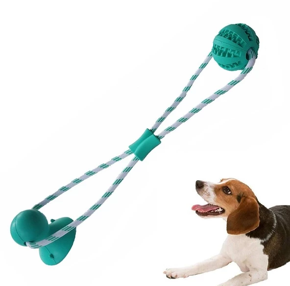 Vantuzlu Köpek Diş Temizleme ve Eğlence Oyuncağı 50 Cm ürün görseli 1