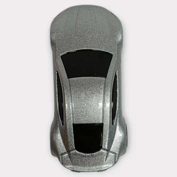 Metal Mini Arabalar  8 cm - Gri - 1 - Resim 4