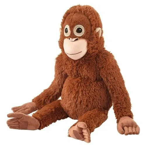 IKEA Djungelskog Yumuşak Peluş Oyuncak Maymun Kahverengi ürün görseli 1