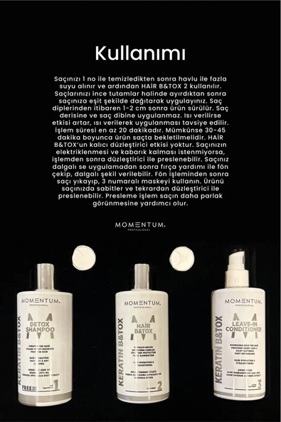 Keratin B&tox 3x320 ml - Resim 2