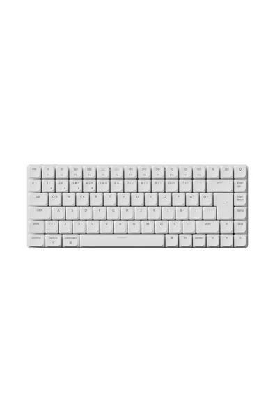 Keychron K3 Max %75 RGB Türkçe Red Switch Kablosuz Beyaz Mekanik Klavye ürün görseli 1
