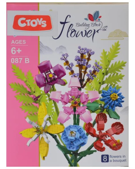 Ctoys Surprise Flower Building Block 087B ürün görseli 1
