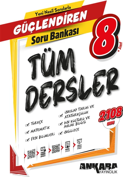 Ankara Yayıncılık 8 Sınıf Tüm Dersler Soru Bankası ürün görseli 1
