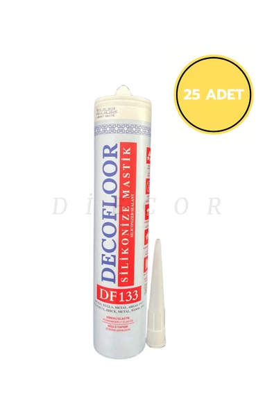 Silikonize Mastik 25 Adet x 500gr Yüksek Yapışma Gücüne Sahip ürün görseli 1
