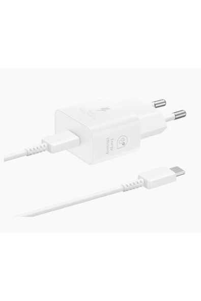NETAVANTAJ . EP-T2510X 25W Hızlı Şarj Aleti Type-C to Type-C Kablolu Set Beyaz (. TürkiyeGarantili) ürün görseli 1