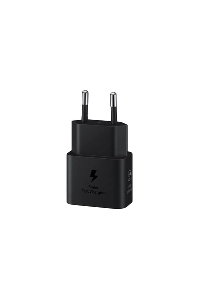 Samsung EP-T2510N 25W Type-C Hızlı Şarj Adaptörü Siyah Samsung Türkiye Garantili ürün görseli 1