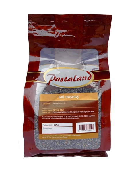 PASTALAND GRİ HAŞHAŞ 250 GR - Resim 2