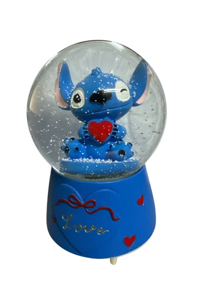 NETAVANTAJ Stitch Kalpli Müzikli Işıklı Püskürtmeli Büyük Boy Kar K ürün görseli 1