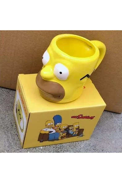 NETAVANTAJ The Simpsons 3D Kupa Bardak - Resim 3