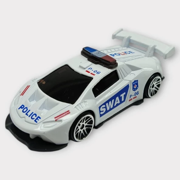 Metal Mini Polis Arabası  8 cm - Polis - 3 ürün görseli 1