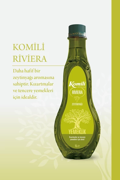 Komili Riviera Zeytinyağı 1 Lt Pet - Resim 2