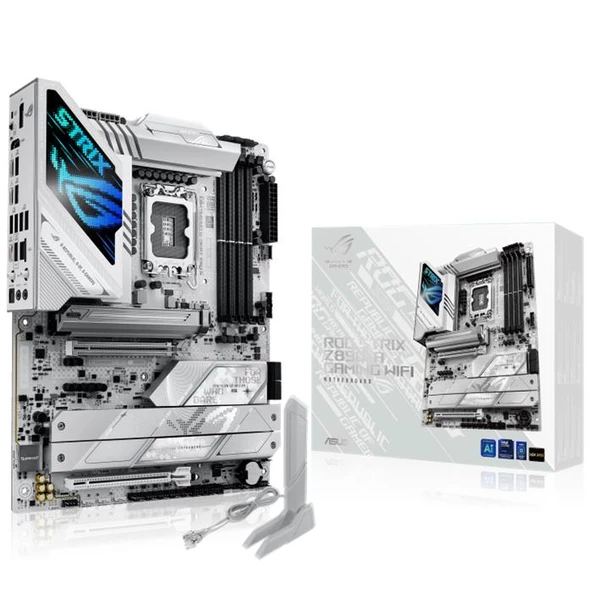 Asus Rog Strıx Z890-A Gamıng Wıfı 1851P Ddr5 Glan Dp/Hdmı/Usb Sata3 Usb3.2 Atx ürün görseli 1
