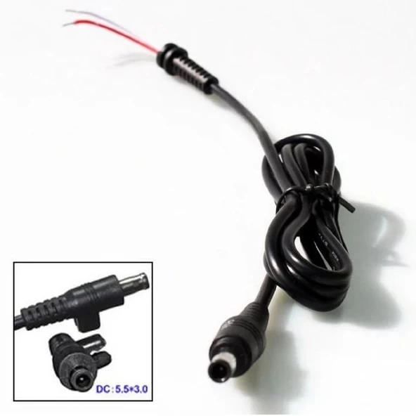 5.5mm*3.0mm Samsung Notebook Adaptörü Kablo Ucu (Tamir Kablosu) ( 90W ) ürün görseli 1