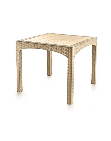 Omnipazar SY-2574 Bej Rattan Kare Masa 34036 ürün görseli 1
