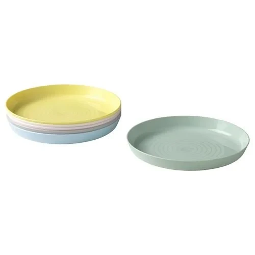 IKEA Kalas Bebek Çocuk  6 Adet Tabak Seti Pastel Tonlar ürün görseli 1