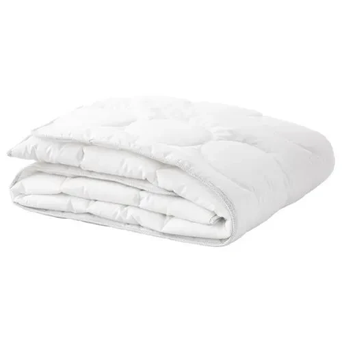 IKEA LENAST Bebek Yorganı beyaz-gri 110x125 cm ürün görseli 1