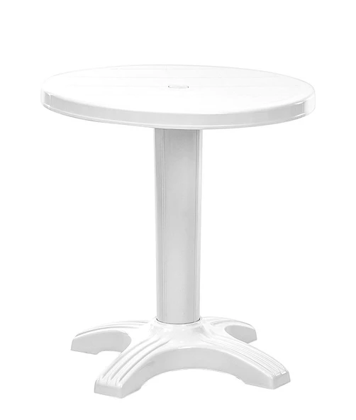 Omnipazar SY-2560 Beyaz Yuvarlak Plastik Masa 70x72 cm 31642 ürün görseli 1