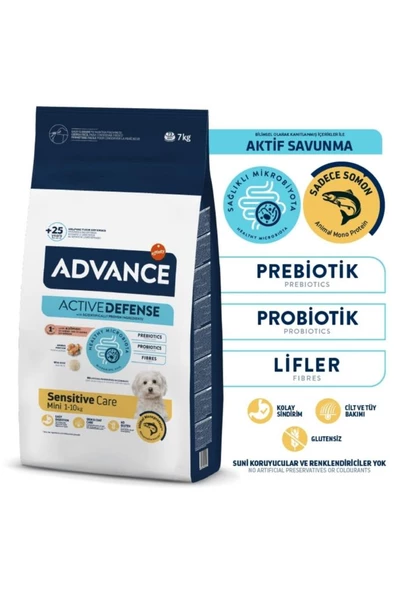 Advance Advance Küçük Irk Somonlu Yetişkin Köpek Maması 7 kg ürün görseli 1