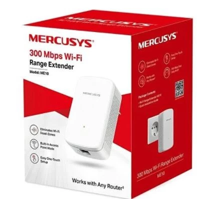 Mercusys ME10 300Mbps Menzil Genişletici Repearter ürün görseli 1