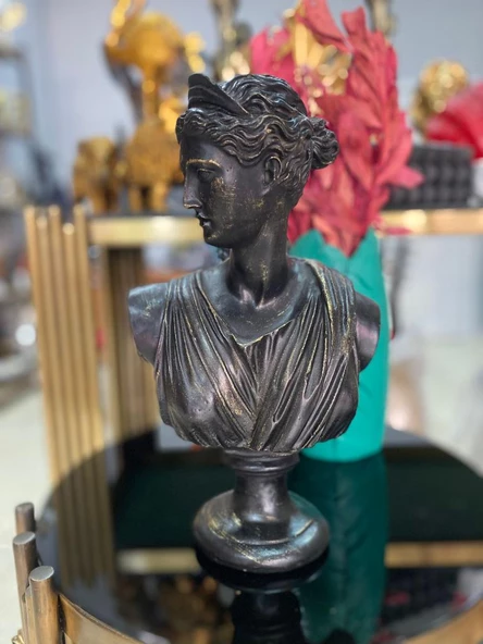 Diana Büst Büyük Boy Heykel - Resim 3