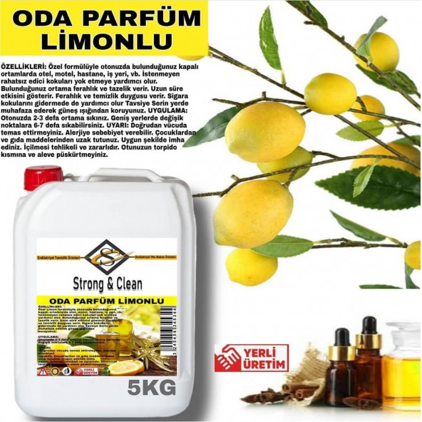 Oda Parfüm Limon Kokulu 5KG ürün görseli 1