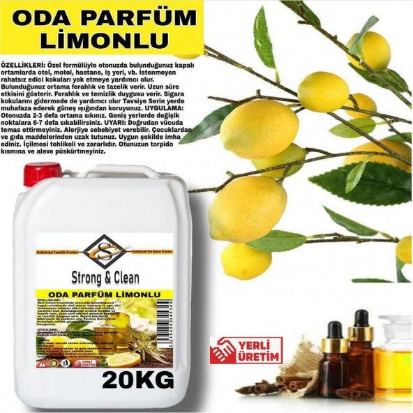 Oda Parfüm Limonlu 20kg - Resim 2