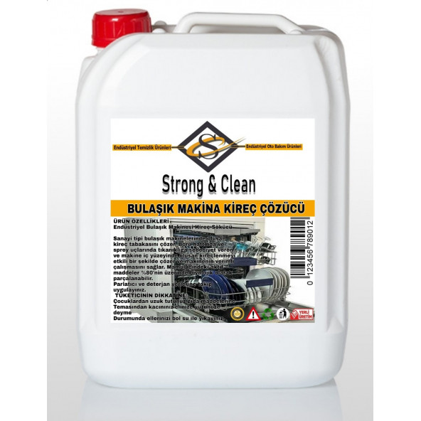 Bulaşık Makine Kireç Çözücü 5KG ürün görseli 1